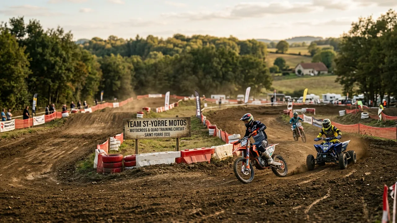 Terrain d'entraînement et circuit sécurisé de TEAM ST-YORRE MOTOS