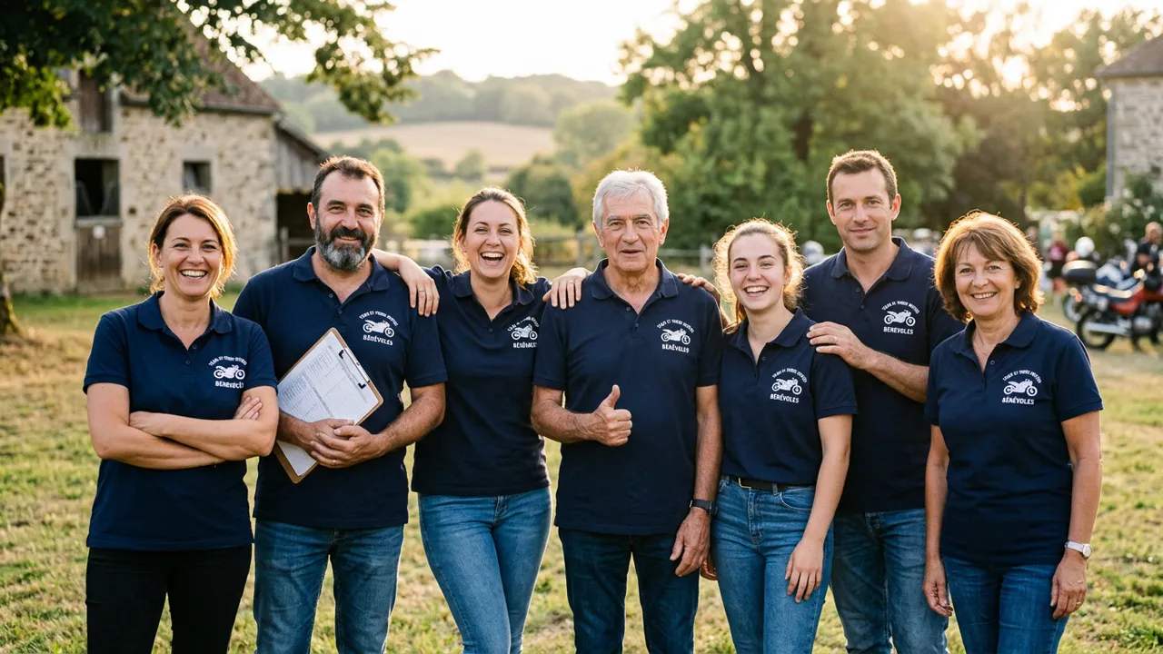 Portrait des membres engagés du bureau de TEAM ST-YORRE MOTOS
